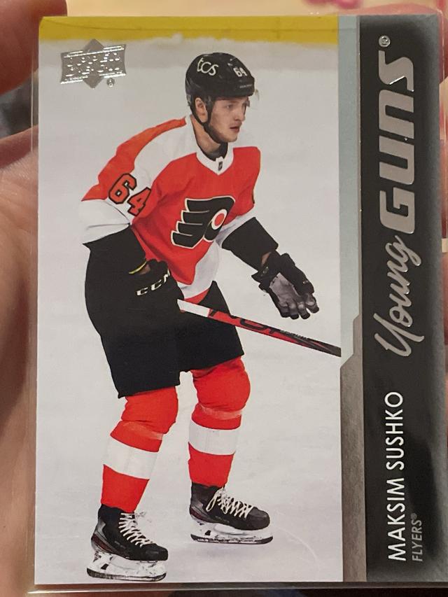 2021-22 Upper Deck Series 2 Maksim Sushko Base Young Guns Rookies Set #452