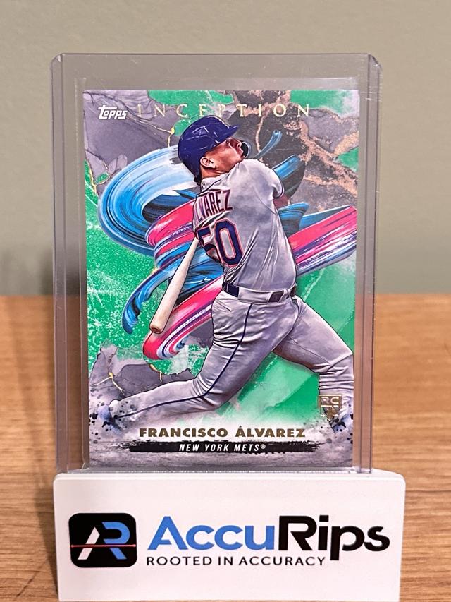 2023 Topps Inception Francisco Álvarez BASE CARDS Green #63