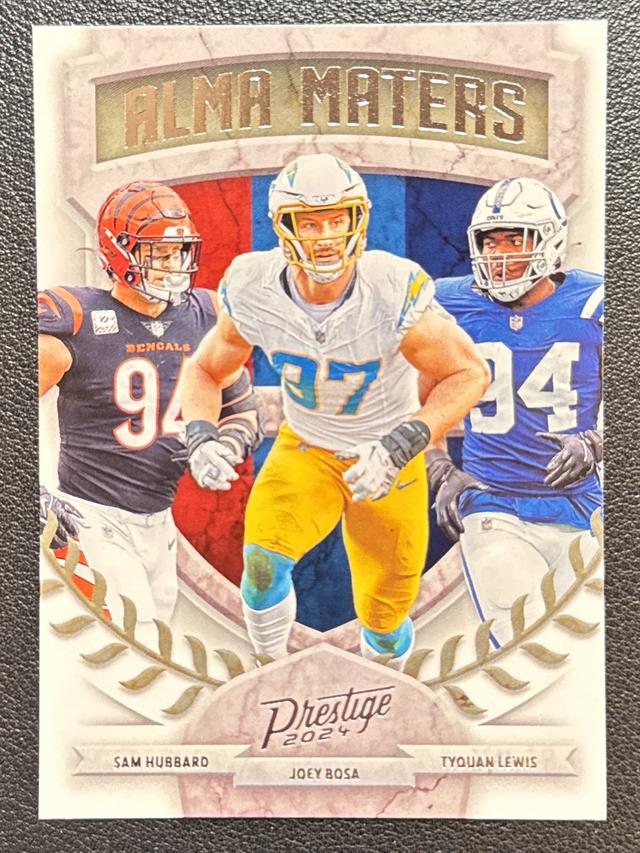 2024 Panini Prestige Football Joey Bosa / Sam Hubbard Tyquan Lewis Alma #6