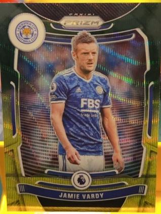 2021-22 Panini Prizm Premier League Jamie Vardy Base Set #28