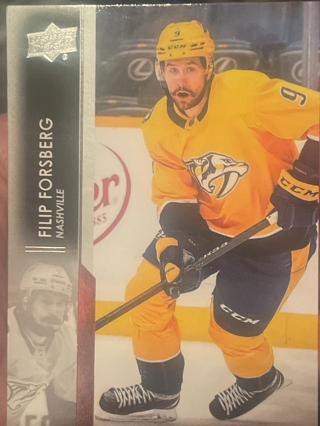 2021-22 Upper Deck Hockey Series 1 Filip Forsberg Base Set #103