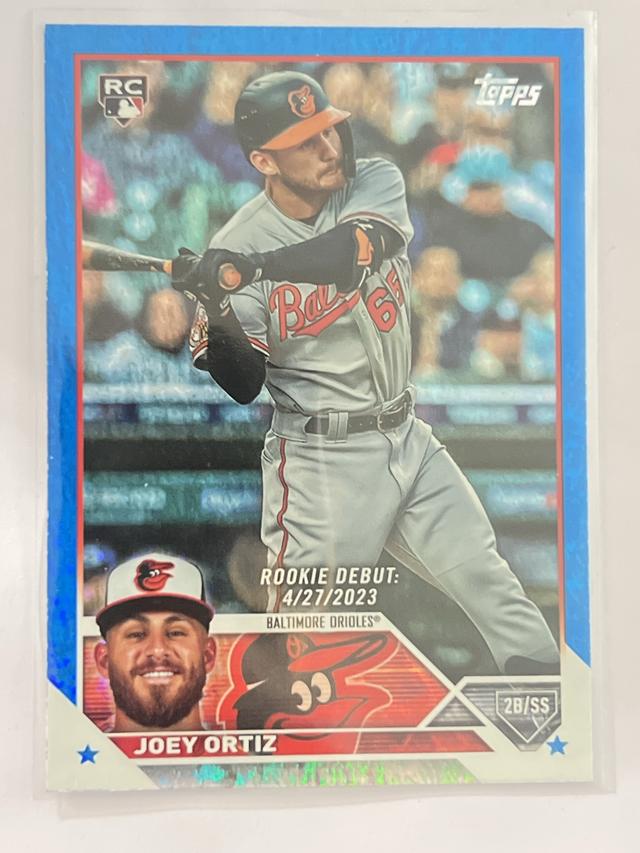 2023 Topps Update Series Joey Ortiz BASE SET Blue Foilboard /999 #US103