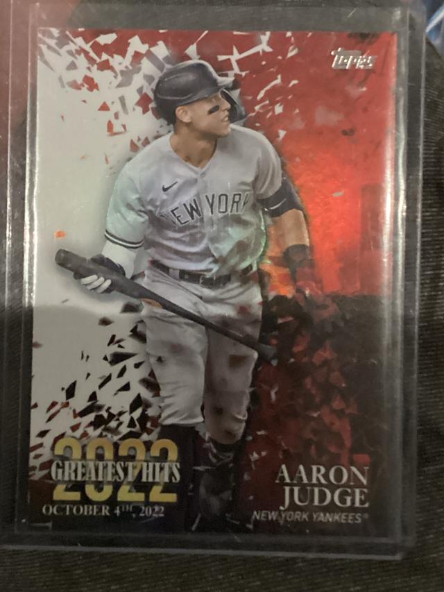 2023 Topps Series 1 Aaron Judge 2022 GREATEST HITS #22GH-25