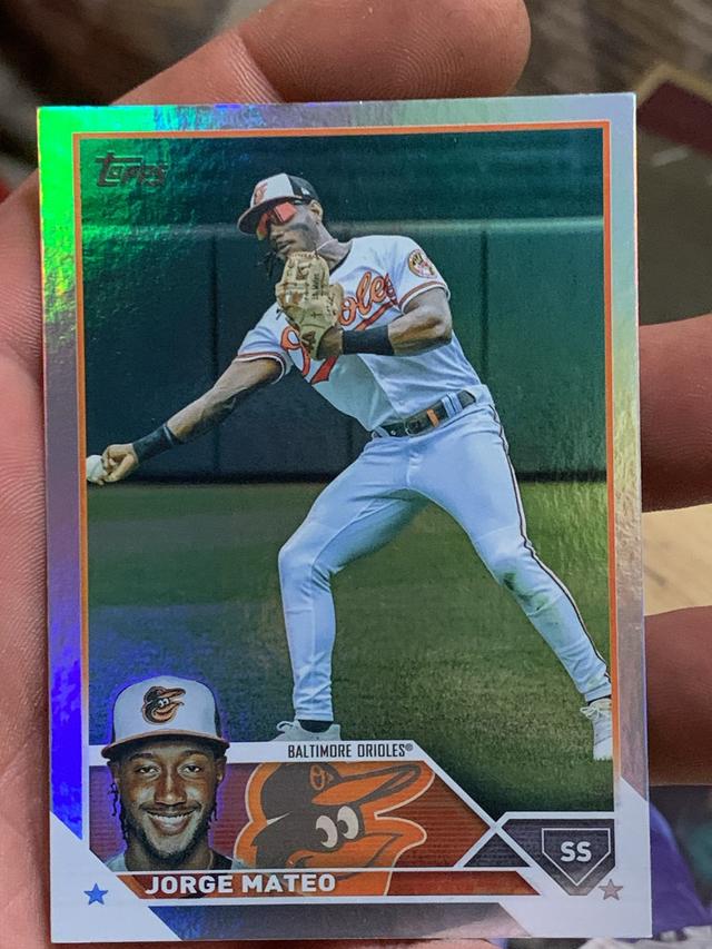 2023 Topps Series 1 Jorge Mateo BASE COMPLETE SET Gold Rainbow Foil #38