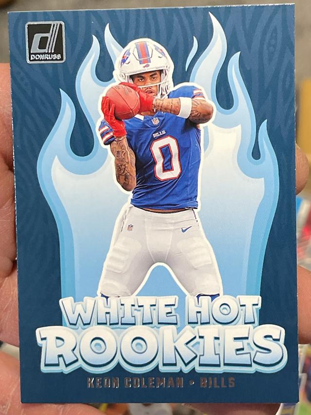 2024 Donruss Football Keon Coleman White Hot Rookies #WH4