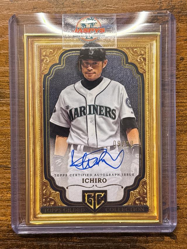 2024 Topps Gilded Gallery of Gold AUTO Ichiro Onyx /10 #GOG-I