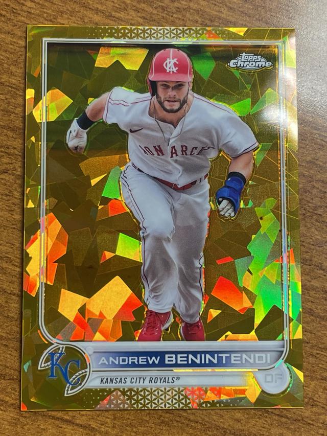 2022 Topps Chrome Sapphire Andrew Benintendi SERIES 2 Gold /50 #475