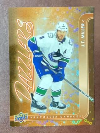 2024-25 Upper Deck Series 1 J.T. Miller Dazzlers Blue Orange #DZ-23