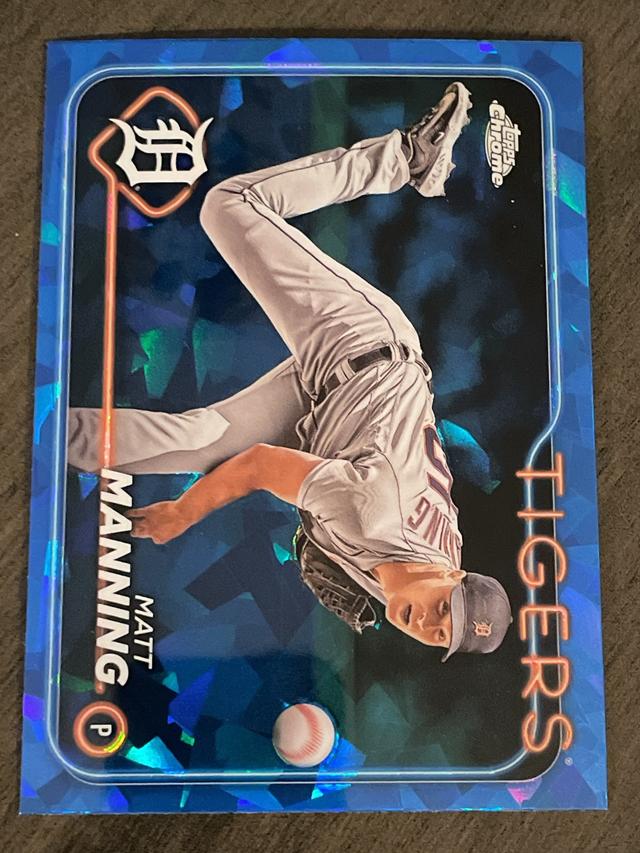 2024 Topps Chrome Sapphire Matt Manning ﻿Base Set #277