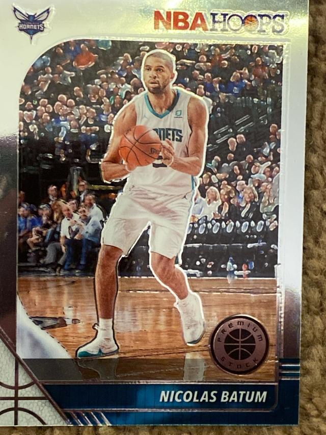 2019-20 Panini Hoops Premium Stock Nicolas Batum Base Set #22