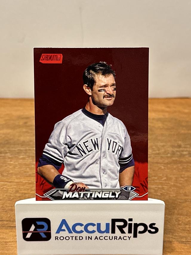 2024 Topps Stadium Club Don Mattingly ﻿Base Set Red Foil #198