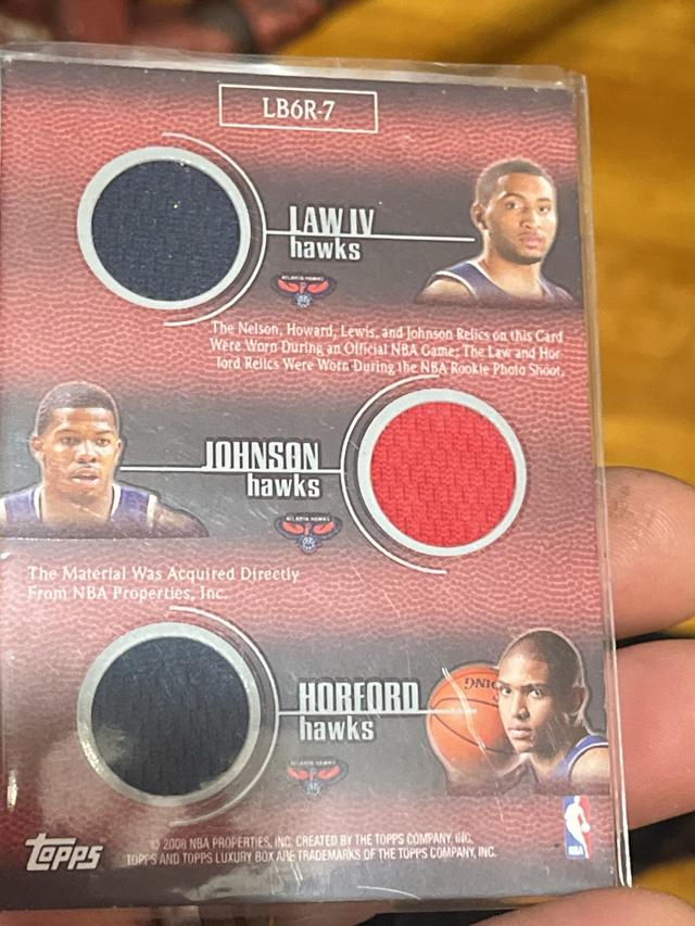 2007-08 Topps Luxury Box Nelson / Howard Lewis Law IV Johnson Horford /75