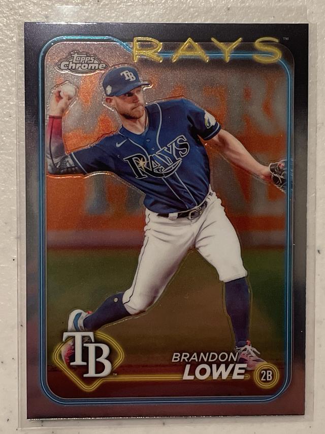 2024 Topps Chrome Brandon Lowe ﻿Base Set #286