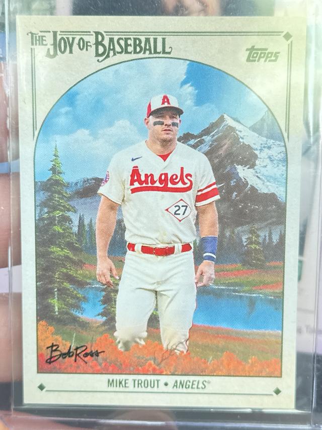 2023 Topps x Bob Ross Mike Trout Image Variations #80-SP