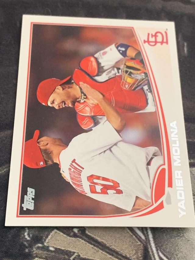 2013 Topps Series 1 Yadier Molina Base Set #4