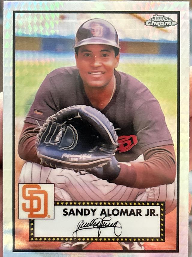 2021 Topps Chrome Platinum Sandy Alomar Jr. BASE CARDS I #685