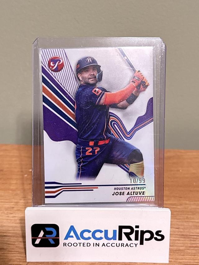 2024 Topps Pristine Jose Altuve ﻿Base Set Purple /99 #17