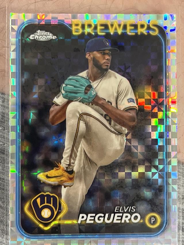 2024 Topps Chrome Update Elvis Peguero ﻿Base Set #USC63