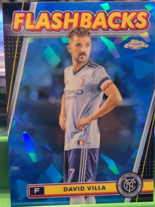 2024 Topps Chrome Sapphire MLS David Villa ﻿Base Set #100