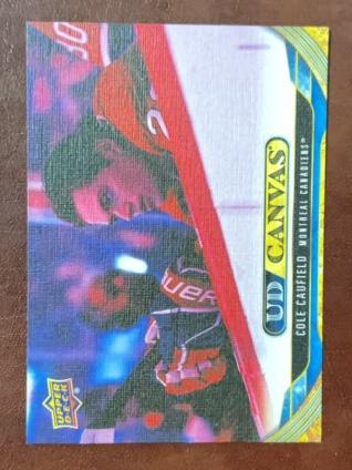 2024-25 Upper Deck Series 1 Cole Caufield UD Canvas #C-15