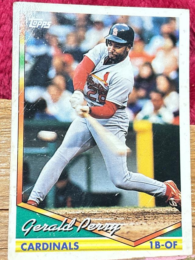 1994 Topps Gerald Perry Base Set #263