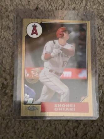 2022 Topps Chrome Shohei Ohtani 1987 Baseball Checklist #87BC-2