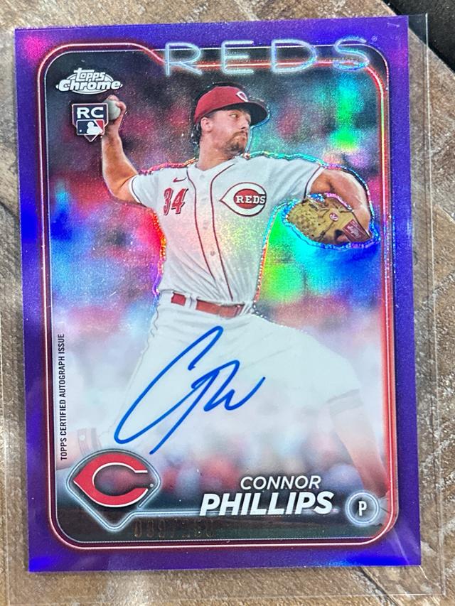 2024 Topps Chrome Connor Phillips Rookie Autographs Checklist #RA-CP