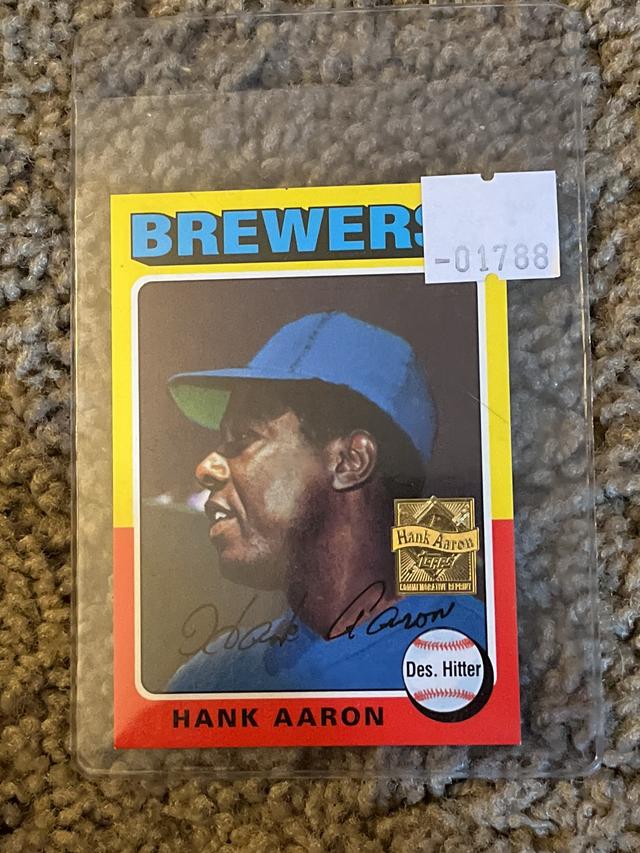 2000 Topps Hank Aaron Hank Aaron Reprints Set #660