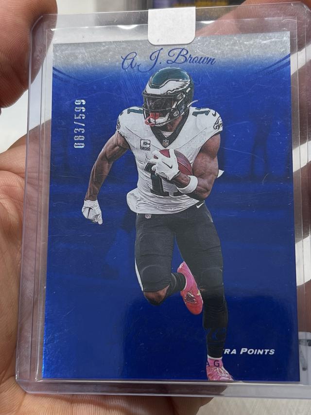 2024 Panini Prestige Football A.J. Brown ﻿Base Set Blue Xtra Points /599