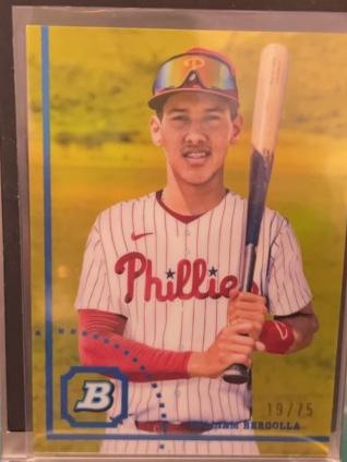 2022 Bowman Heritage William Bergolla #BHPC-113