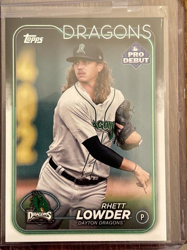 2024 Topps Pro Debut Rhett Lowder ﻿Base Set #PD-92