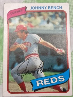 1980 Topps Johnny Bench Base Set #100