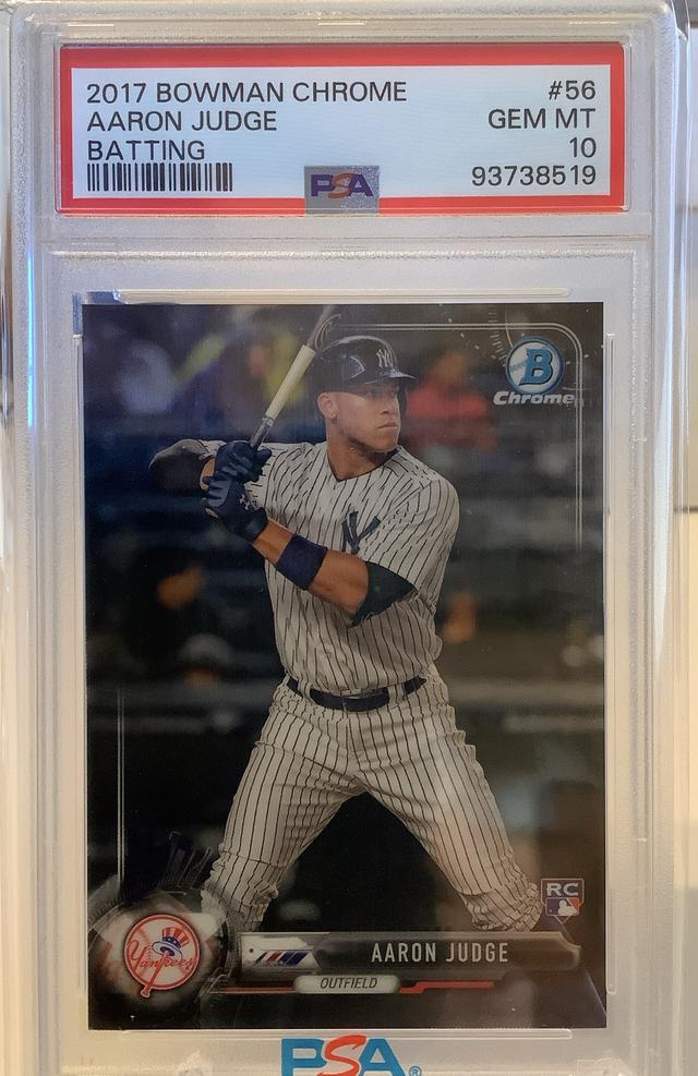 2017 Bowman Chrome Aaron Judge Rookie RC #56 PSA 10