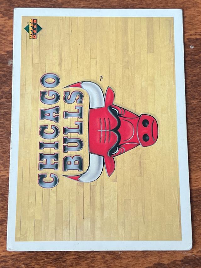 1991-92 Upper Deck International Italian Chicago Bulls Logo ﻿Base Set #134 