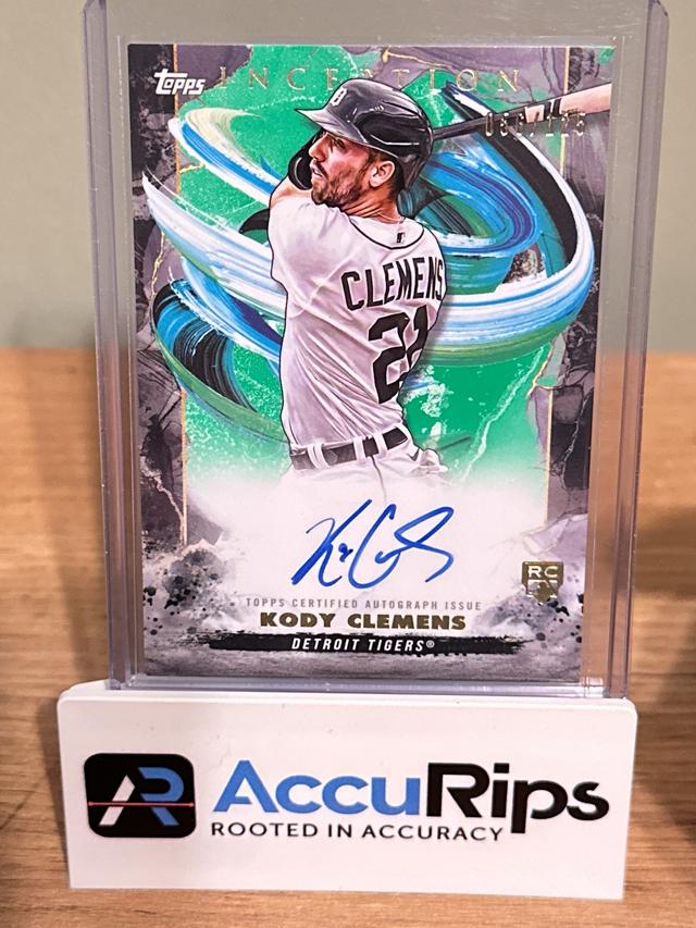 2023 Topps Inception Kody Clemens Green #BRES-KC