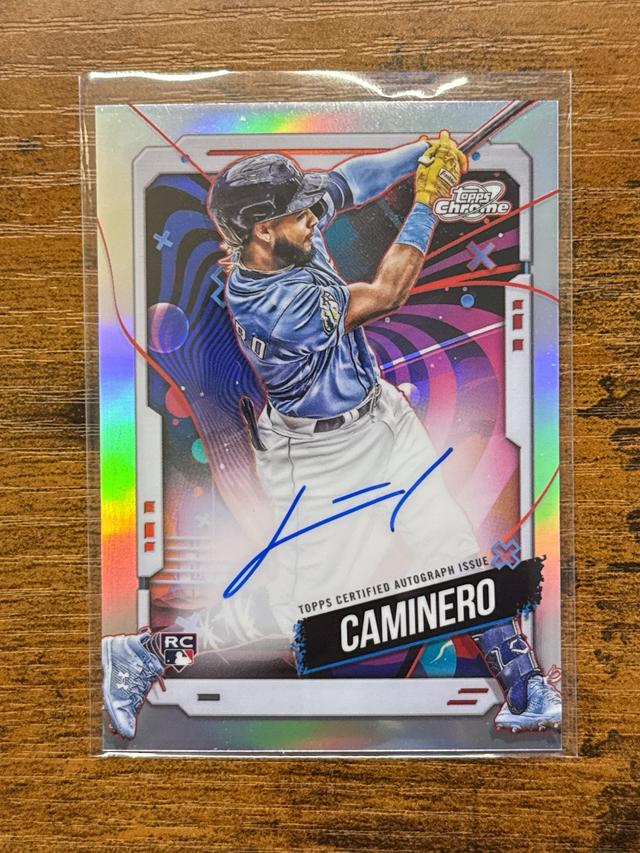 2024 Topps Cosmic Chrome Junior Caminero Autographs #CCA-JCA