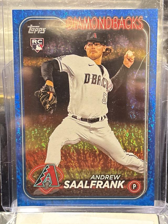 2024 Topps Series 2 Andrew Saalfrank BASE SET Blue Foil /999 #406