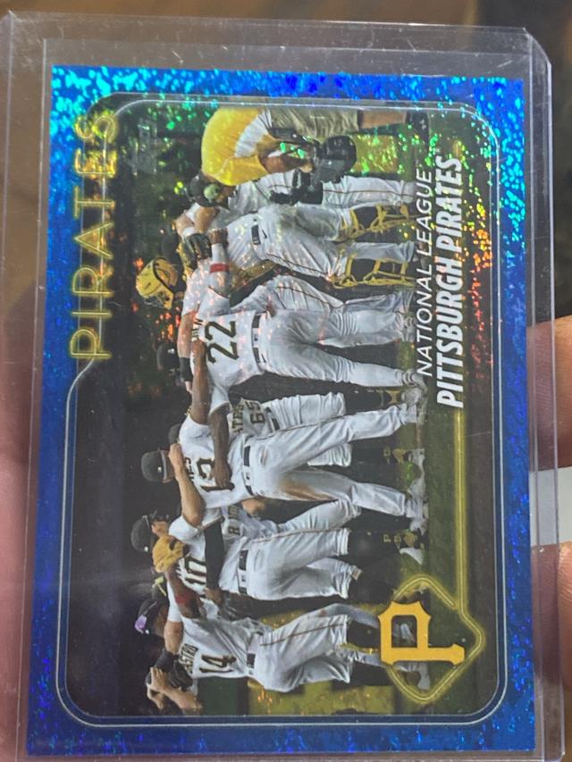 2024 Topps Series 2 Pittsburgh Pirates BASE SET Blue Foil /999 #696