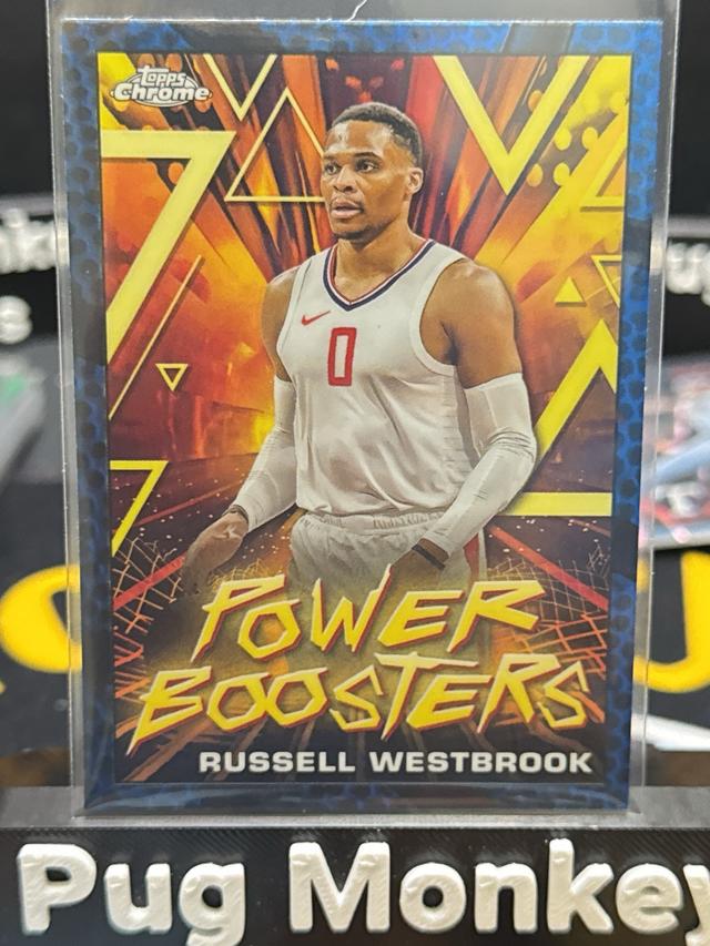 2023-24 Topps Chrome Basketball Russell Westbrook Los Angeles #PB-8 Purple