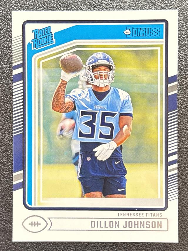 2024 Donruss Football Dillon Johnson Rated Rookies #399