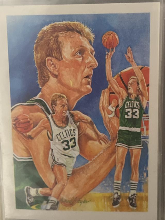 1990-91 NBA Hoops Larry Bird  ﻿Base Set #356