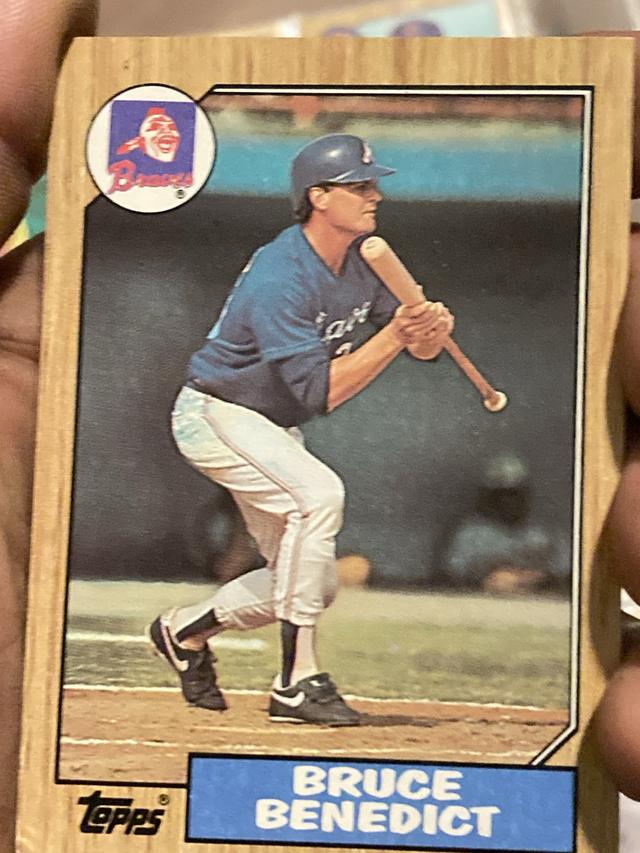 1987 Topps Bruce Benedict Base Set #186