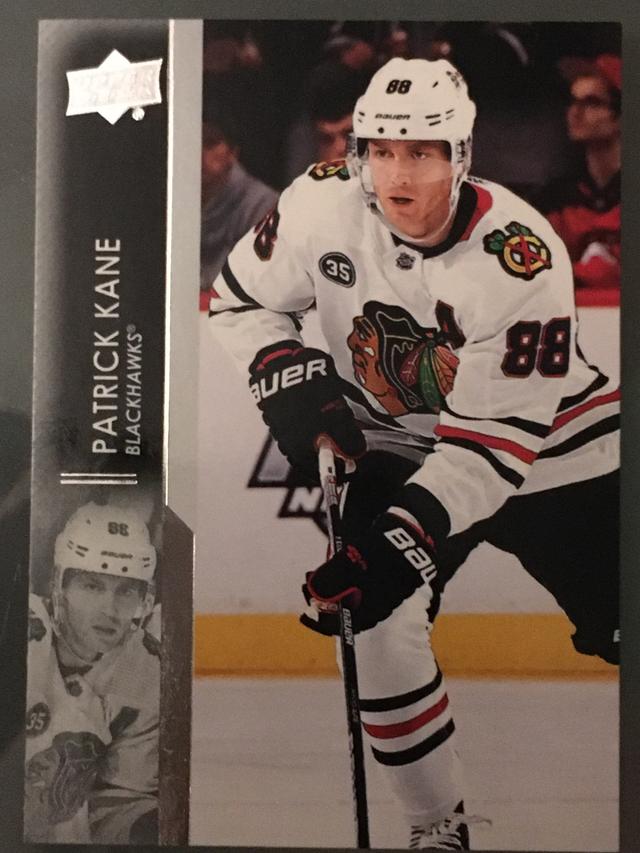 2021-22 Upper Deck Hockey Series 2 Patrick Kane Base Set #292