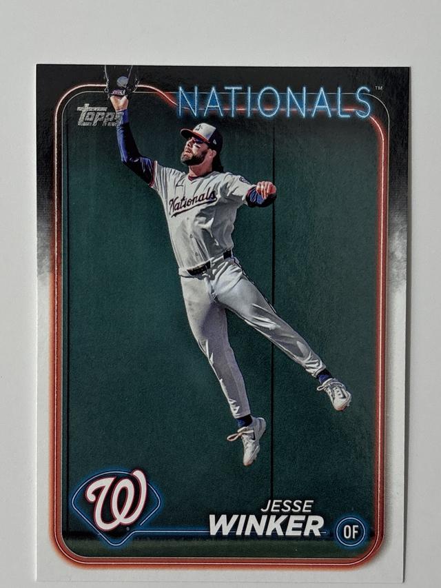 2024 Topps Update Series Jesse Winker Golden Mirror Image Variations #US164