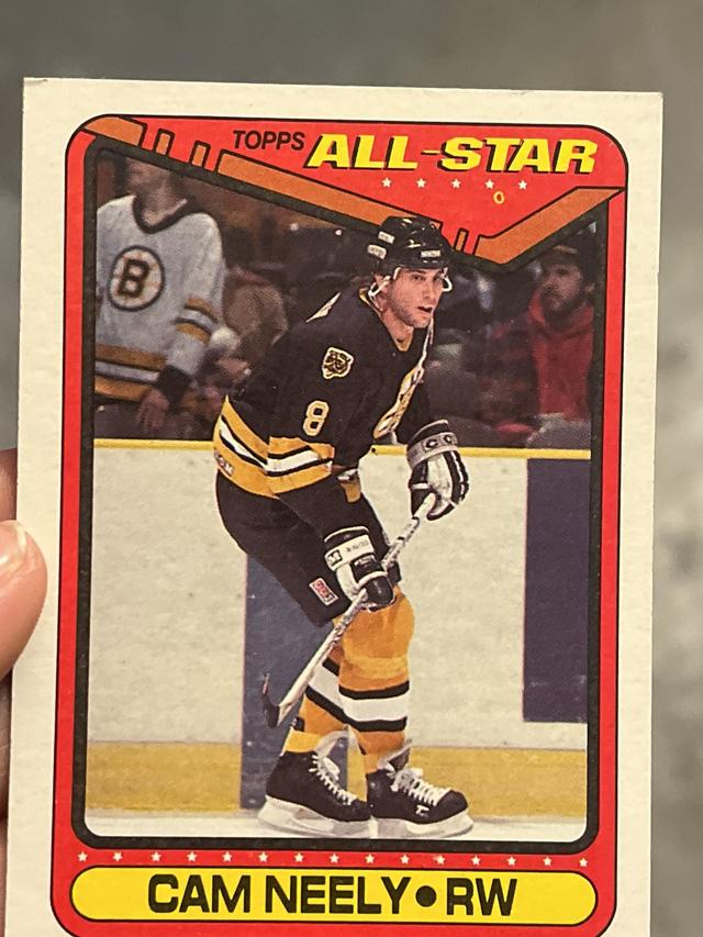 1990-91 Topps Hockey Cam Neely ﻿Base #201