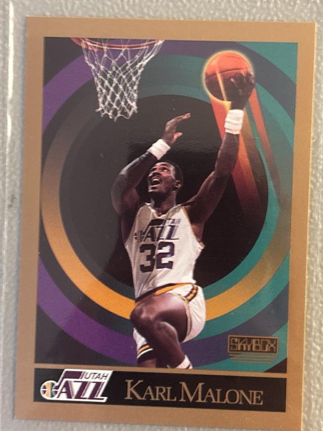 1990-91 SkyBox Basketball Karl Malone ﻿Series I #282