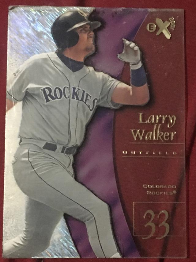 1998 SkyBox EX 2001 Larry Walker ﻿Clear #79