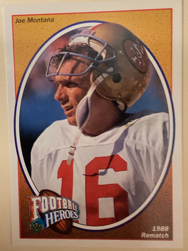 1991 Upper Deck Football Heroes Set #5