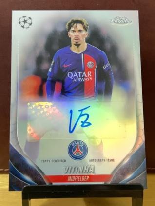 2023-24 Topps Chrome UEFA Vitinha Autographs #CA-VI