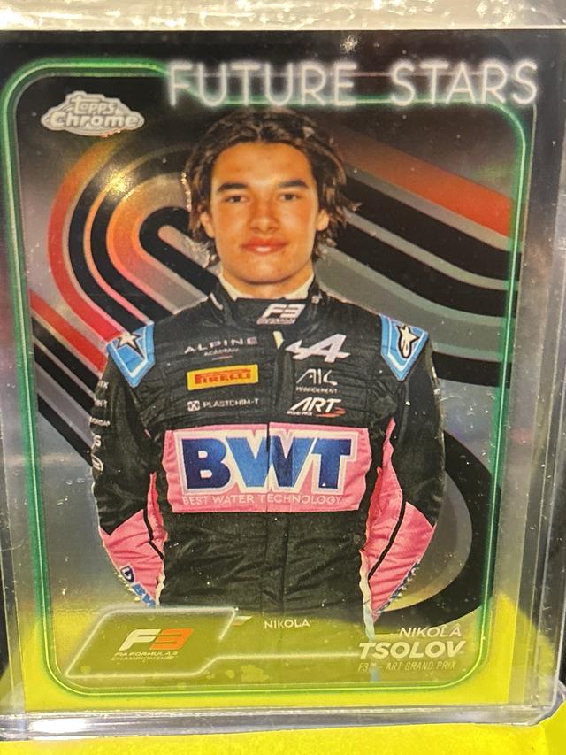 2024 Topps Chrome Formula 1 Nikola Tsolov F3 Drivers #66